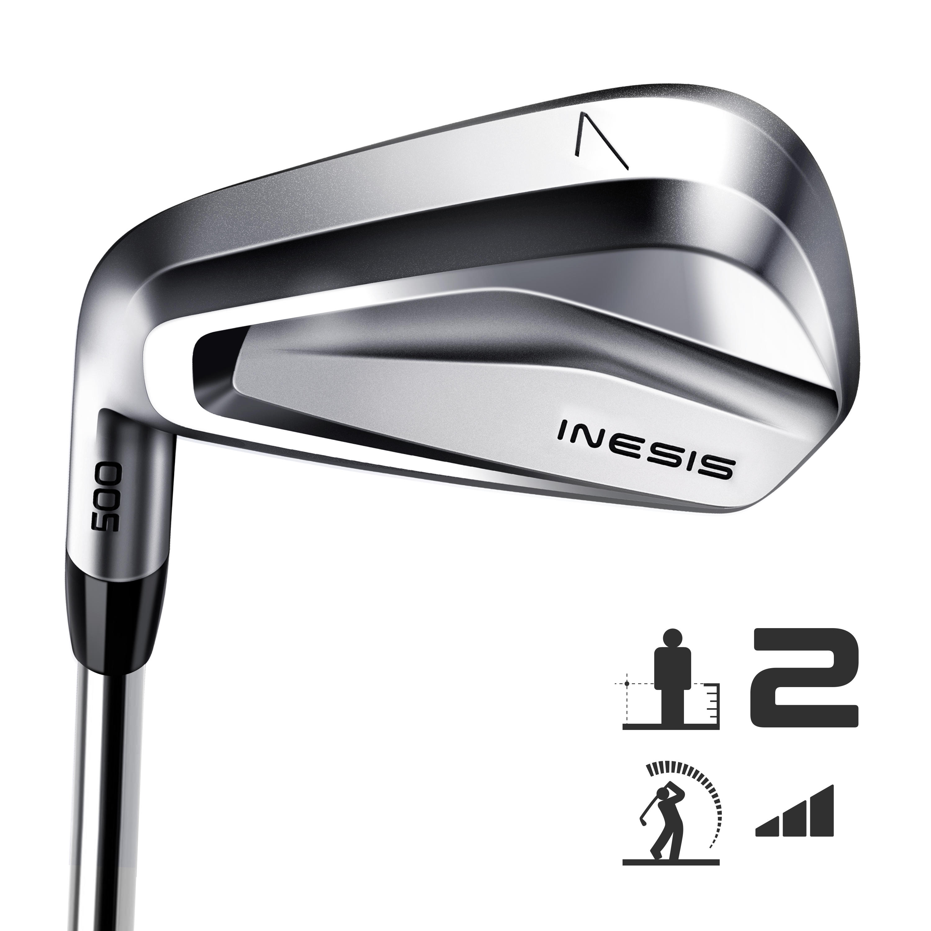 Golf Eisensatz 500 Lh Grosse 2 Hohe Schlagerkopfgeschwindigkeit Inesis Decathlon