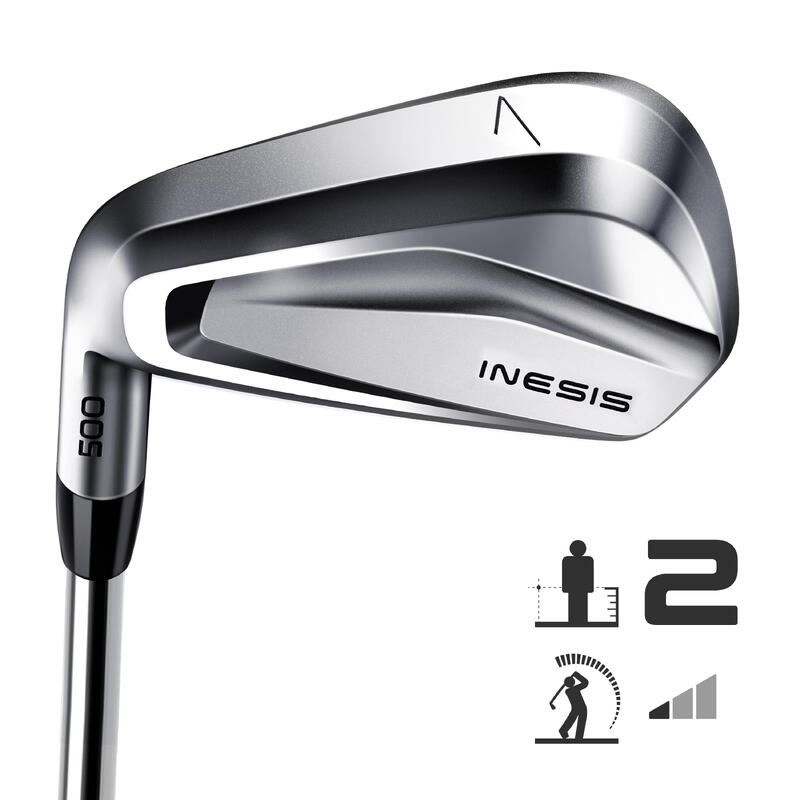 Set crose iron golf 500 stângaci mărimea 2 și viteză mică