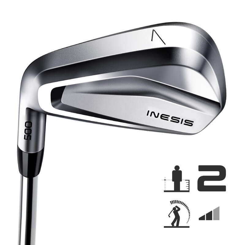 TACOS DE GOLFE INTERMÉDIO Golf - SÉRIE FERROS GOLF 500 ESQ T2 INESIS - Material de Golf