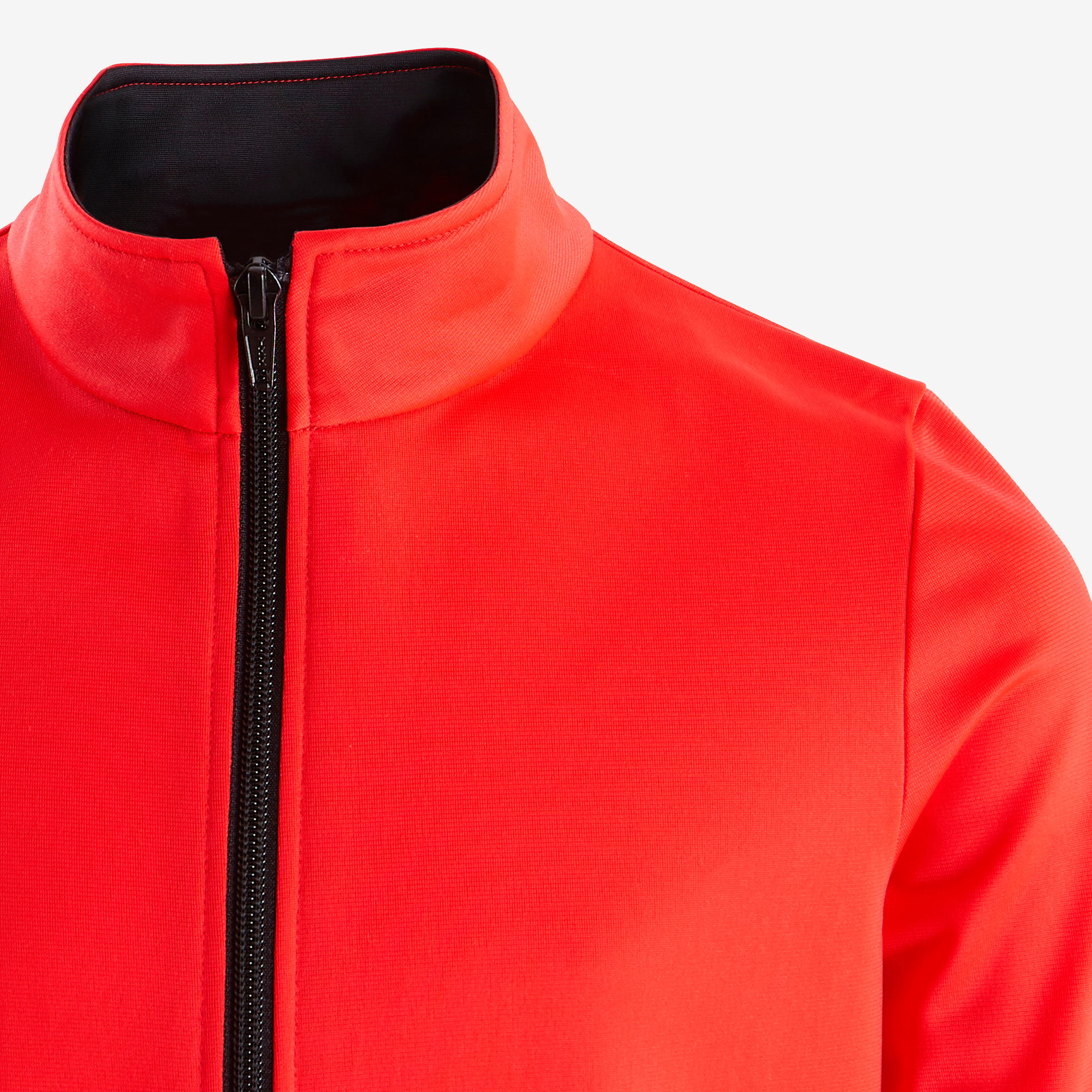 Girls' Warm Breathable Synthetic Gym Tracksuit Gym'y S500 - Red 4/5