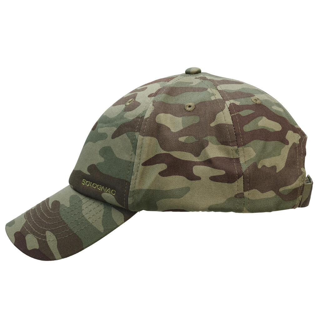 Casquette chasse Steppe 100 camouflage island