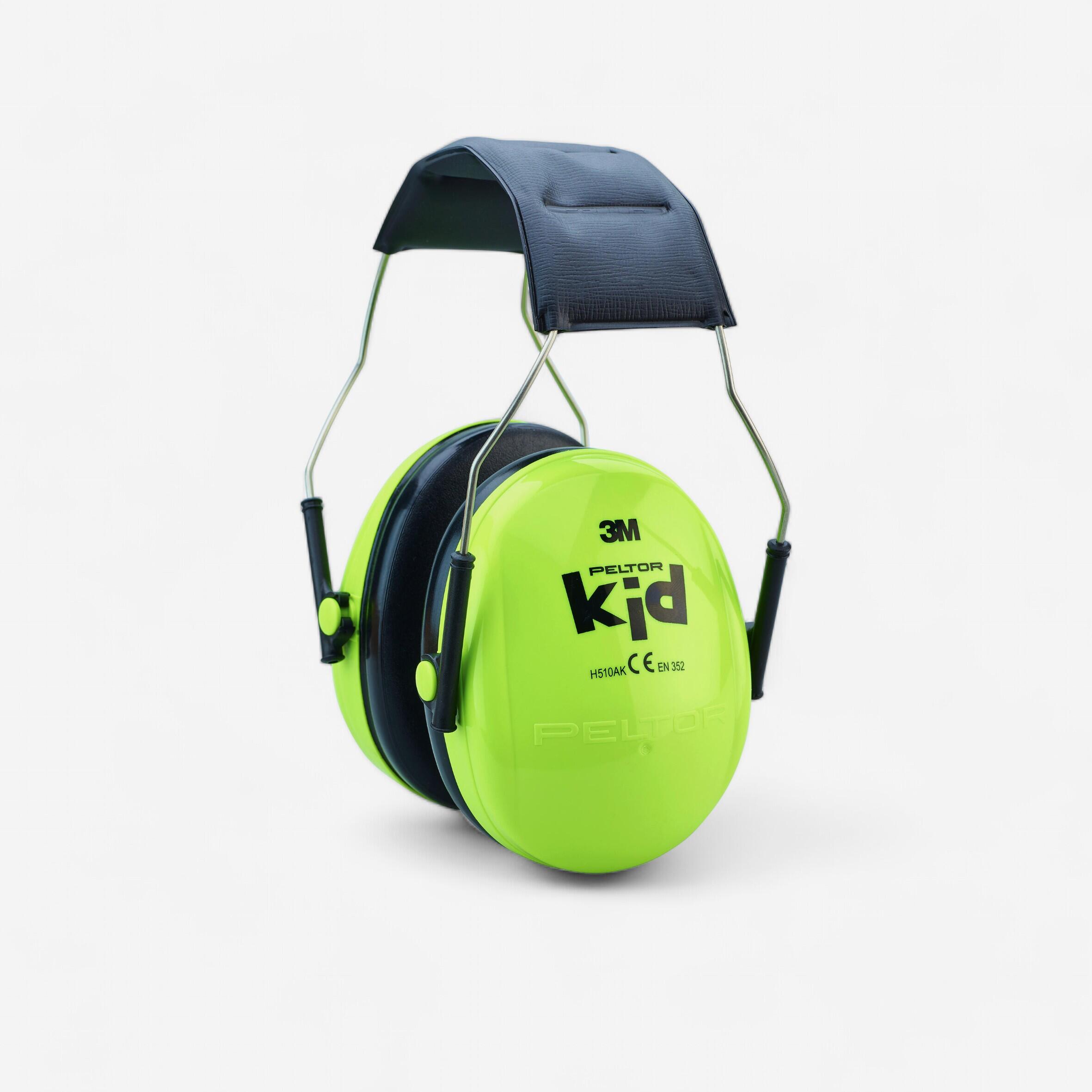 Noise-cancelling headphones Peltor junior GREEN