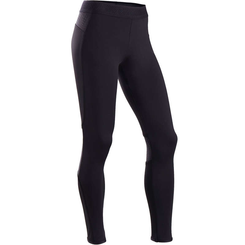 GIRL EDUCATIONAL GYM COLD WEATHER APP Fitness and Gym - S900 Girls' Warm Gym Leggings DOMYOS - Gym Activewear