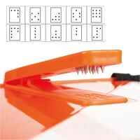PACK OF 10 ORIENTEERING CONTROL POINTS WITH BUILT-IN PUNCH HOLE