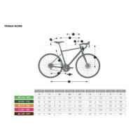 אופני כביש RC500 Microshift ‏9 מהירויות - אפור