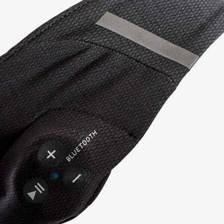 Laufstirnband Musik kabellos Bluetooth KALENJI HB 500