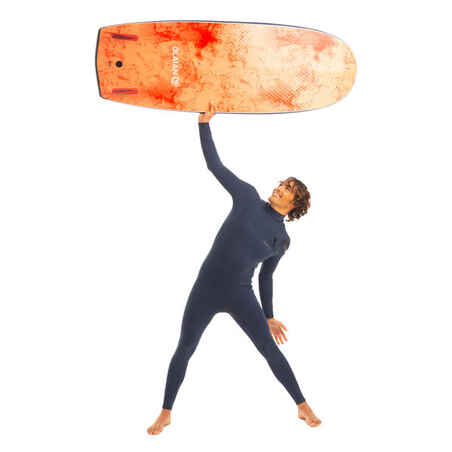 Neoprenanzug Surfen 900 3/2 mm ohne Reißverschluss Herren blau