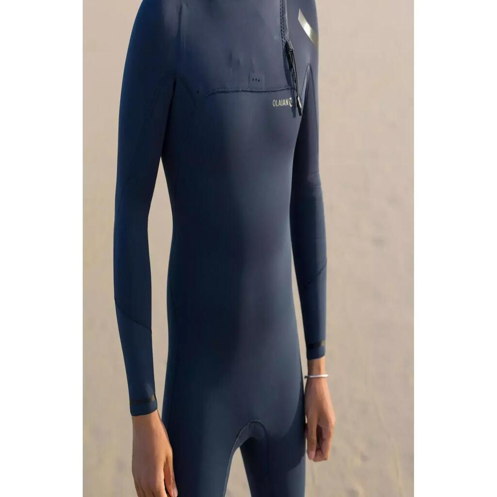 900 Men's 3/2 mm Neoprene Surfing Wetsuit No Zip - Blue