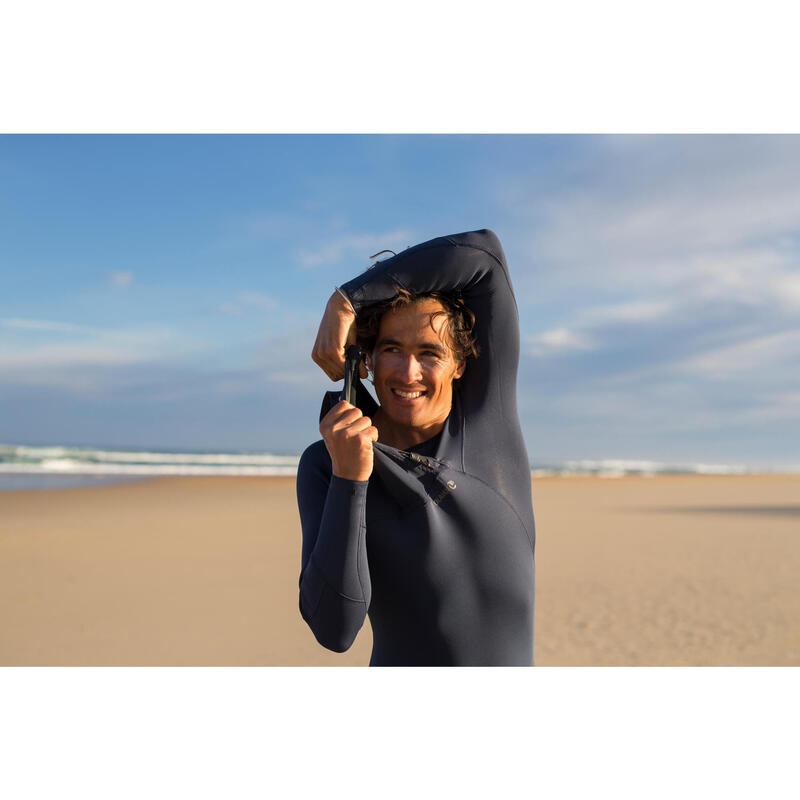 900 Men's 3/2 mm Neoprene Surfing Wetsuit No Zip - Blue