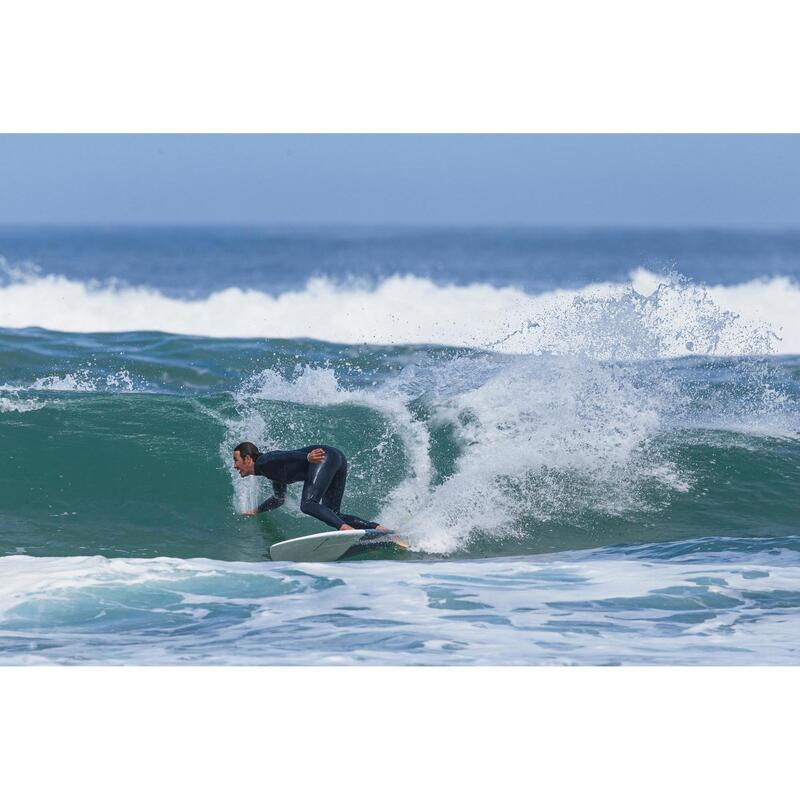 900 Men's 3/2 mm Neoprene Surfing Wetsuit No Zip - Blue