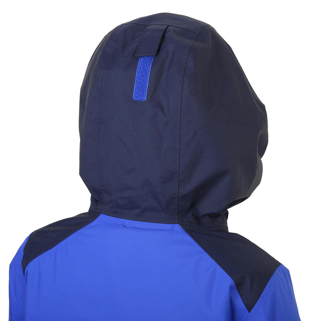 Segeljacke Kinder 100 winter warm wasserdicht blau/rosa