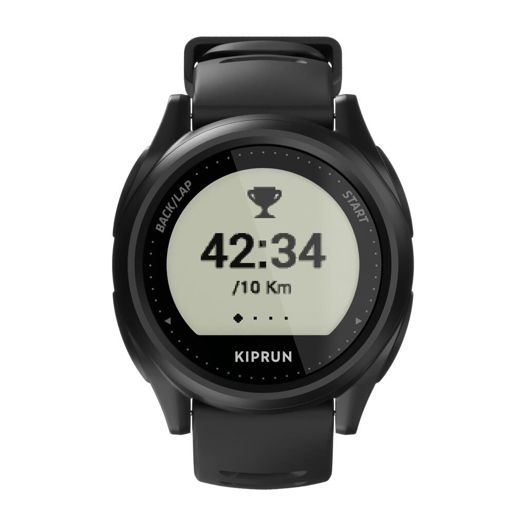 Ρολόι Kiprun 500 με GPS για τρέξιμο-Μαύρο