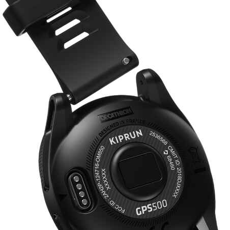 RUNNING GPS WATCH KIPRUN GPS 500 - BLACK