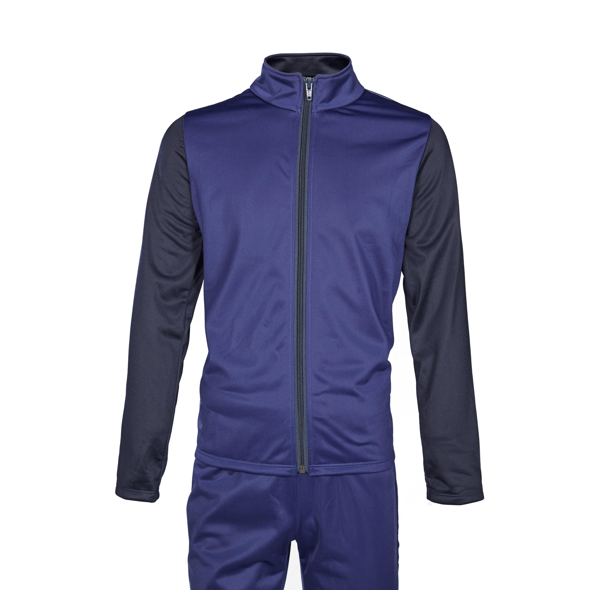 Kids' Basic Synthetic Breathable Tracksuit Gym'Y - Navy 3/5