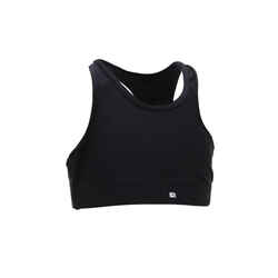 Girls' Breathable Sports Bra - Black