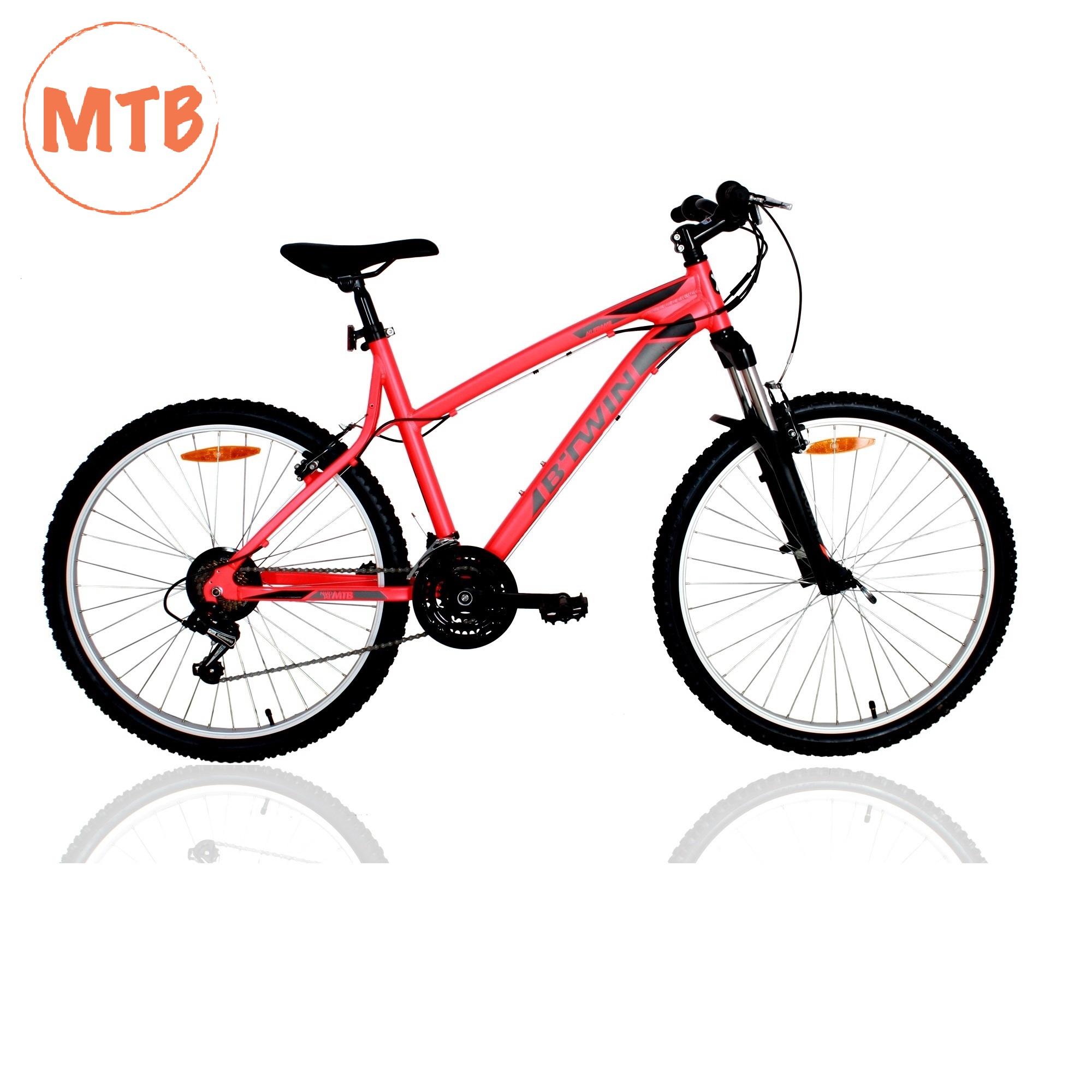 Rockrider 340 mtb orange cycle. Aluminium mtb cycle with ...