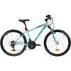 Horský bicykel ST 500 24-palcový pre deti od 9 do 12 rokov modrý