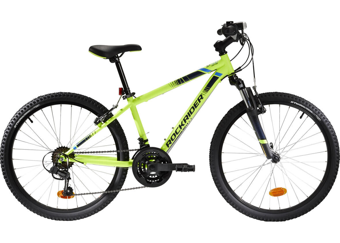 MTB_24_pouces_decathlon_jaunefluo_rockrider