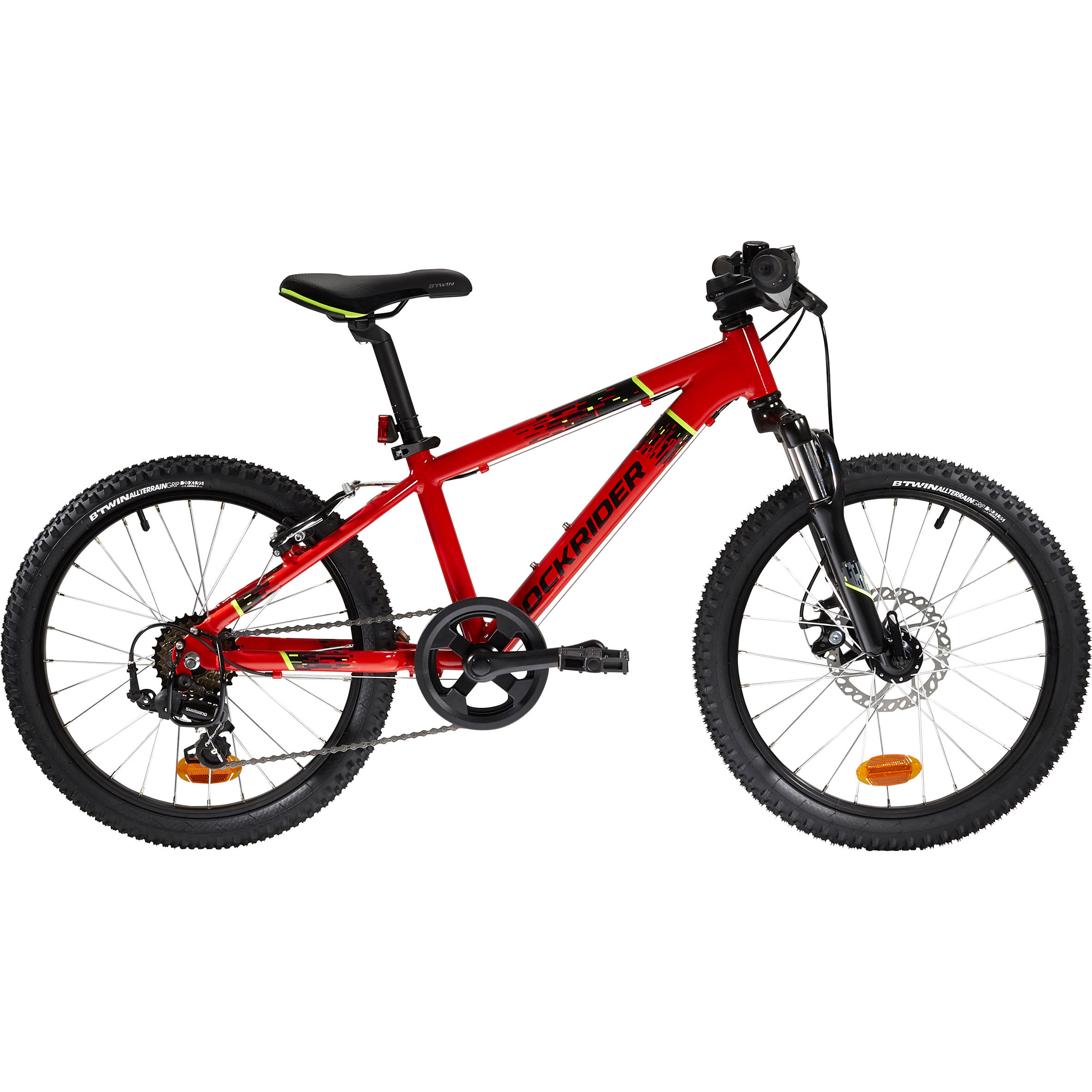 Bicicletă MTB Rockrider ST900 20″ Roșu Copii 6-9 ani BTWIN