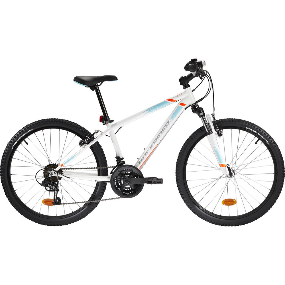 VTT ROCKRIDER 24 pouces 500 blanc bleu