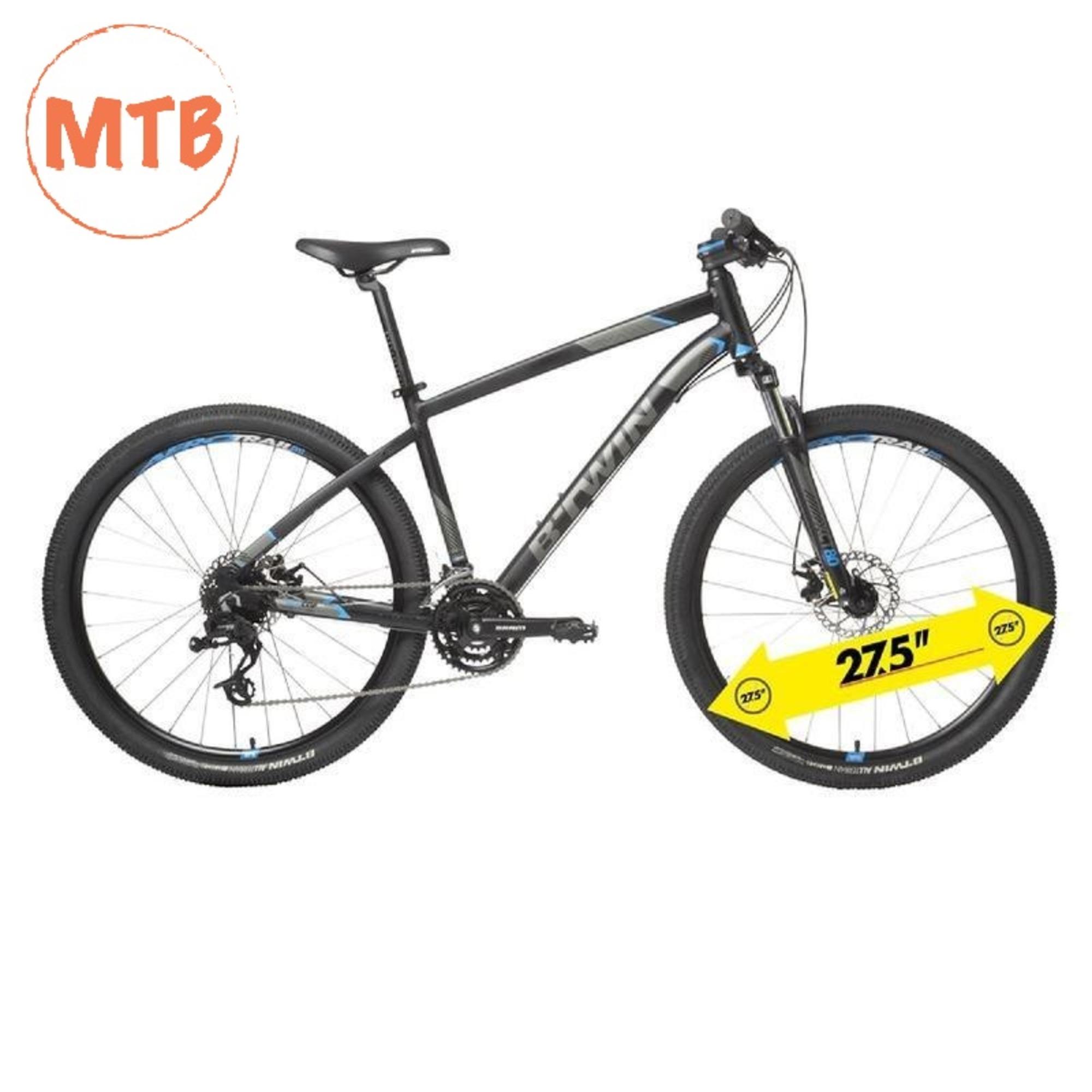 BTWIN ROCKRIDER 520 BLACK MTB CYCLE