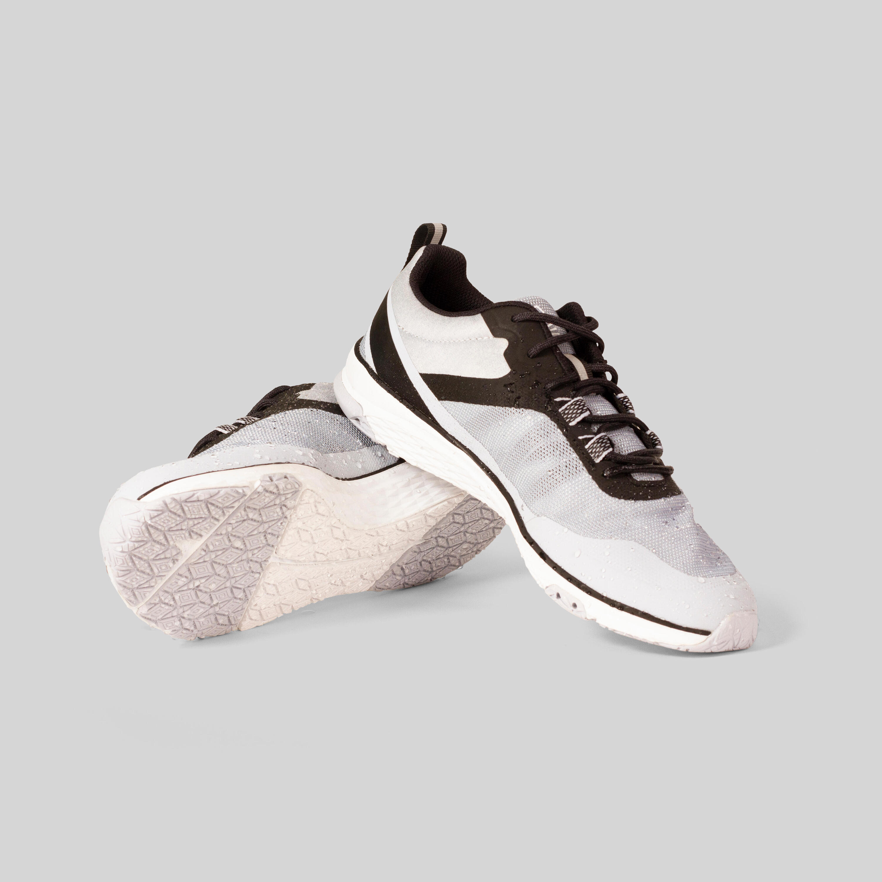 TRIBORD Men’s women’s sailing boat trainers Race 500 - Grey Black