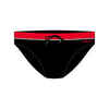 MEN'S SWIMMING TRUNKS 100 PEP - BLACK RED