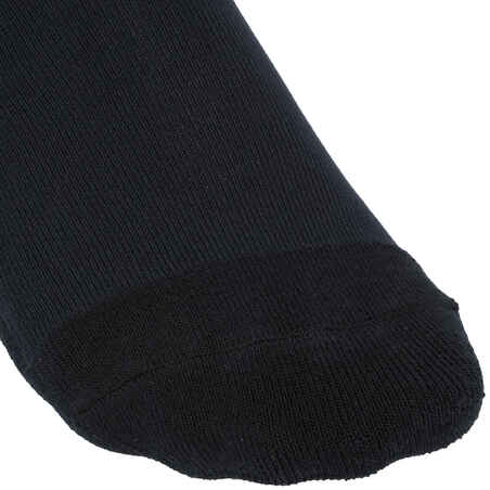 Adult Horse Riding Socks SKS100 - Black/White and Grey Stripes