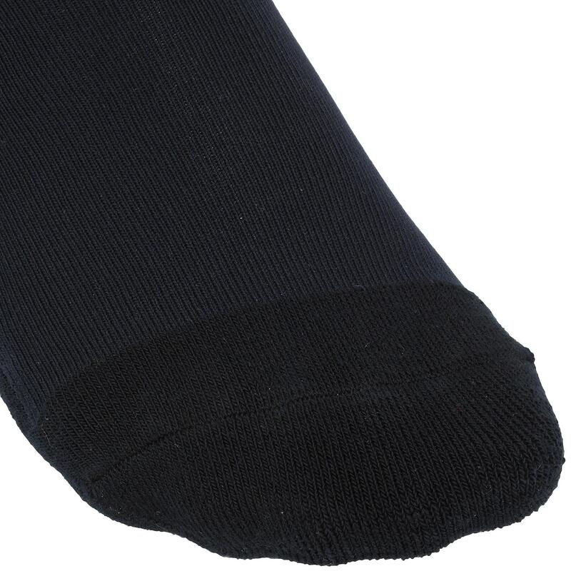 Calcetines de color Negro con Rayas Blancas para Adulto