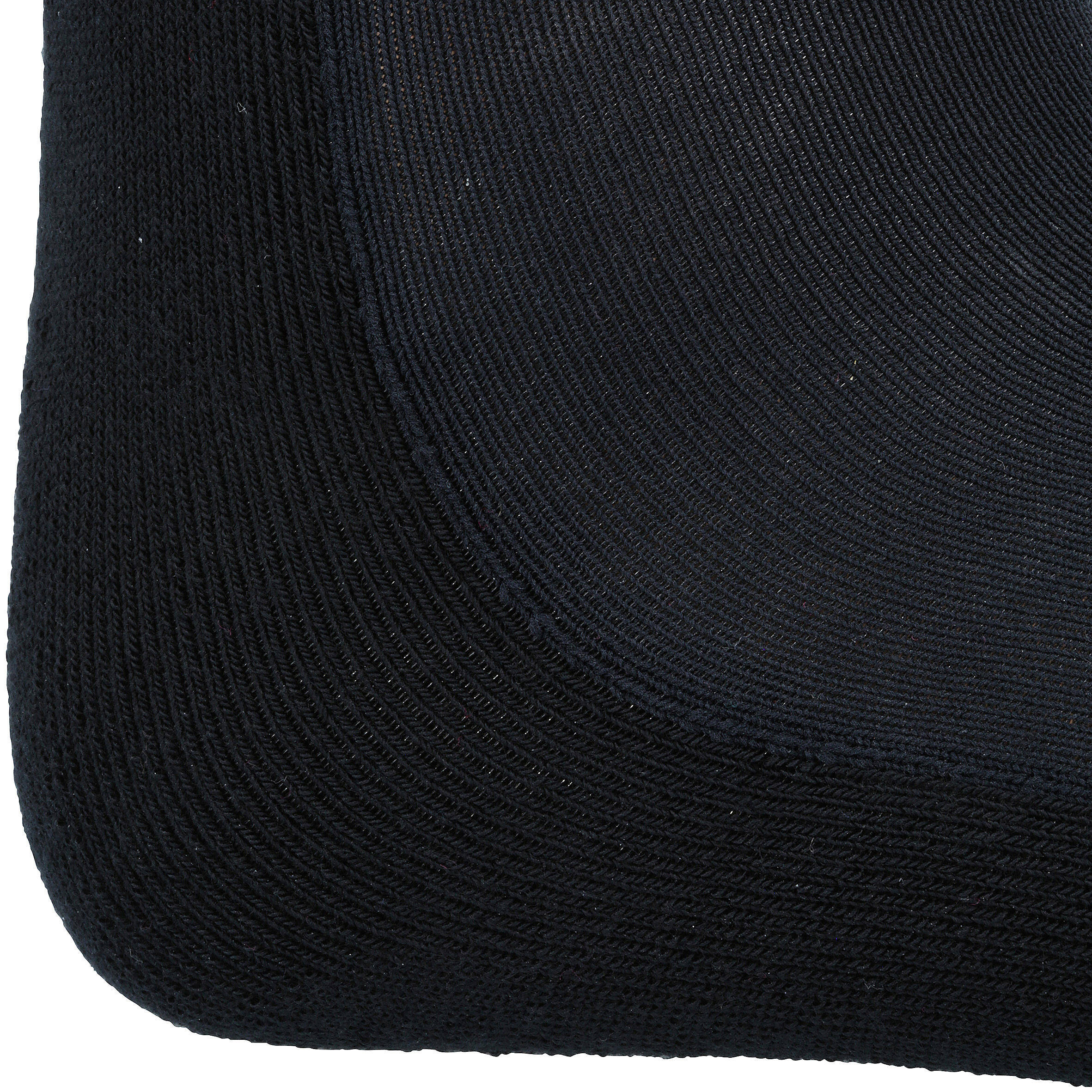 Adult Horse Riding Socks 100 - White/Grey Stripes -  3