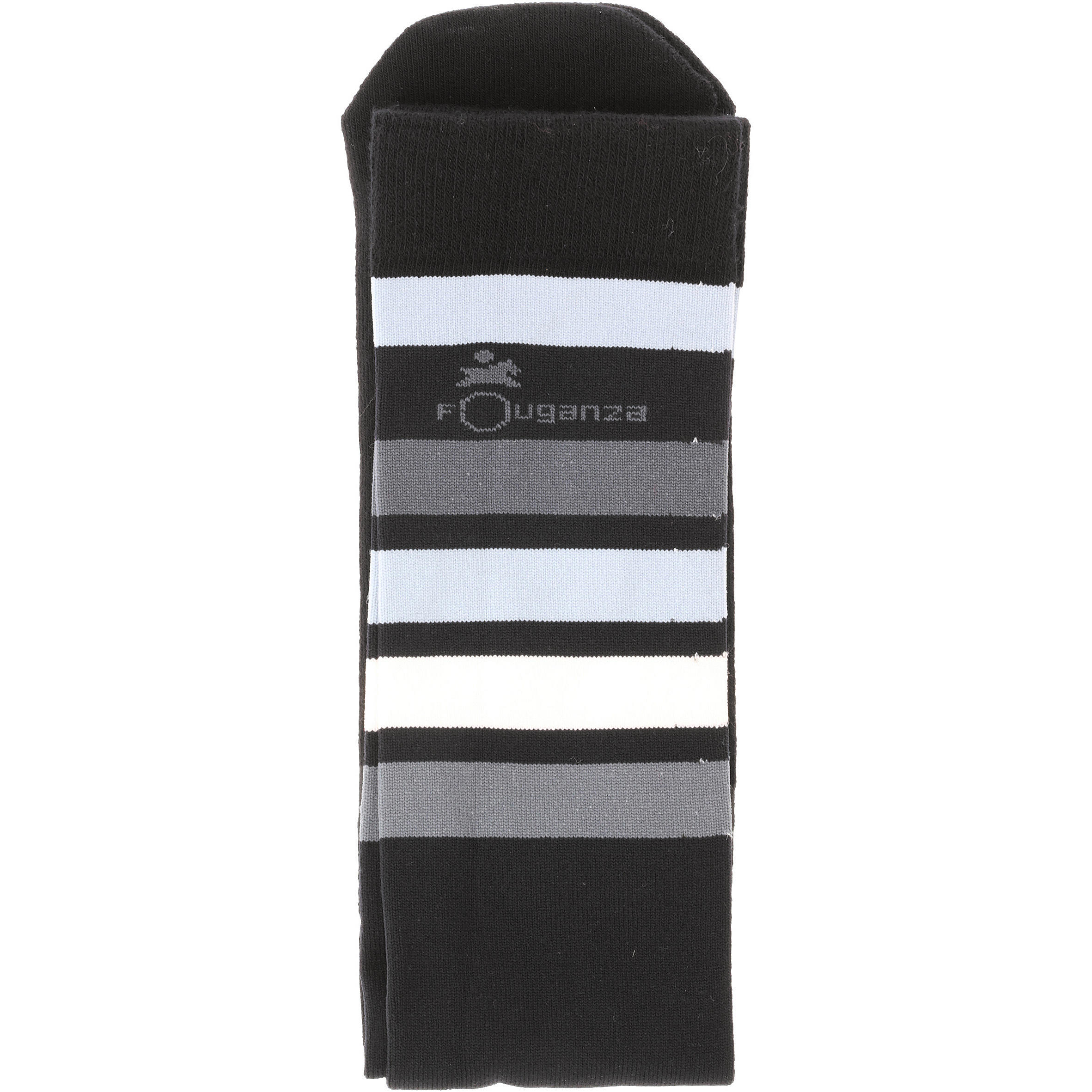 Adult Horse Riding Socks SKS100 - Black/White and Grey Stripes 6/6