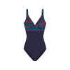 Women's Swimming Body-Sculpting 1-piece Swimsuit Kaipearl Triki Canop - Navy