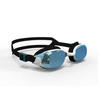 Swimming Goggles B-FIT 500 Mirrored Lens - Black Blue