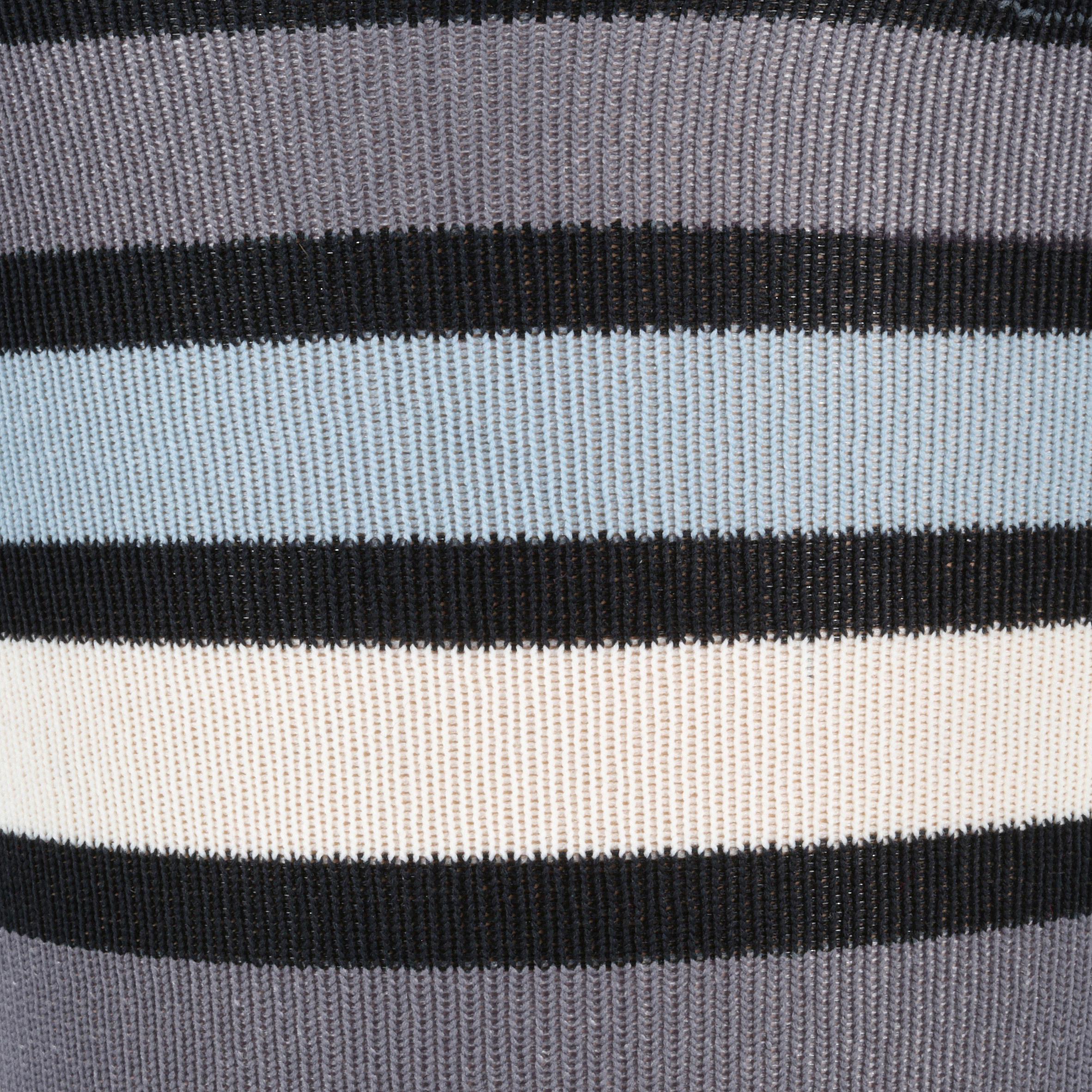 Adult Horse Riding Socks 100 - White/Grey Stripes 4/5