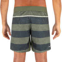 Surfing Short Boardshorts 500 - Lines Green