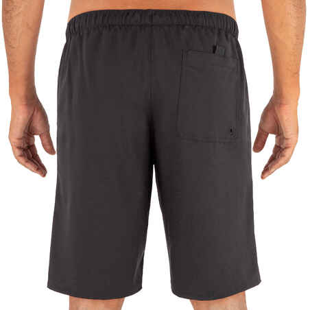 Surfing Long Boardshorts 100 - Simple Black