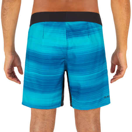 Surfing Short Boardshorts 500 - Fast Blue