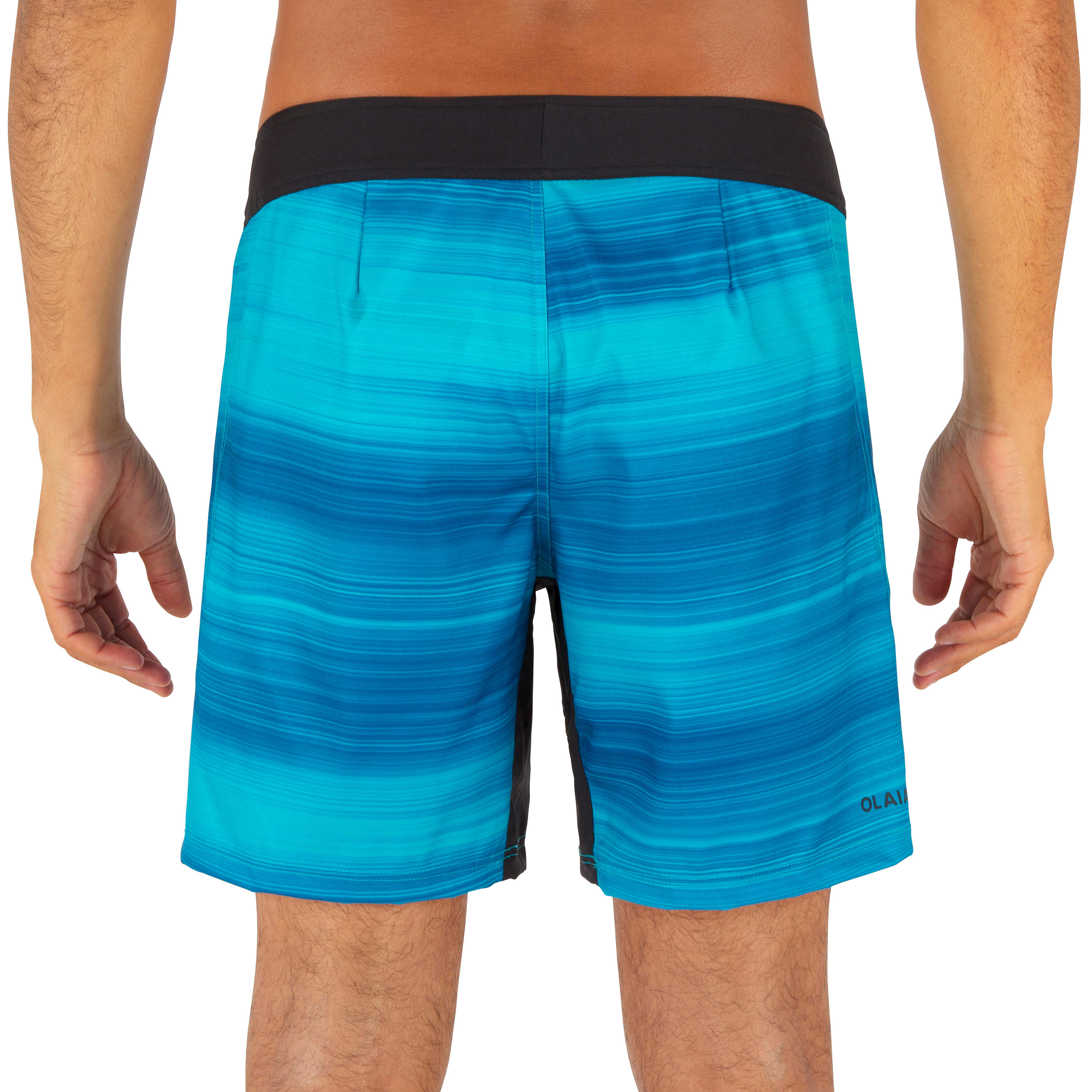 Surfing Short Boardshorts 500 - Fast Blue 4/5