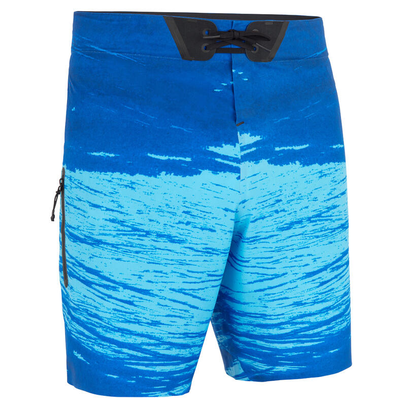 Szörfös boardshort 900S Trash, standard változat, kék 