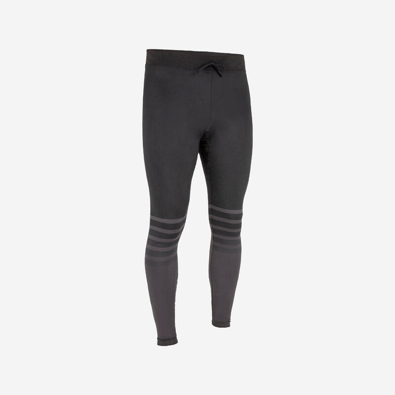 Calças justas anti UV surf 100 Homem Preto