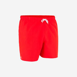 Korte boardshort voor surfen Hendaia NT rood