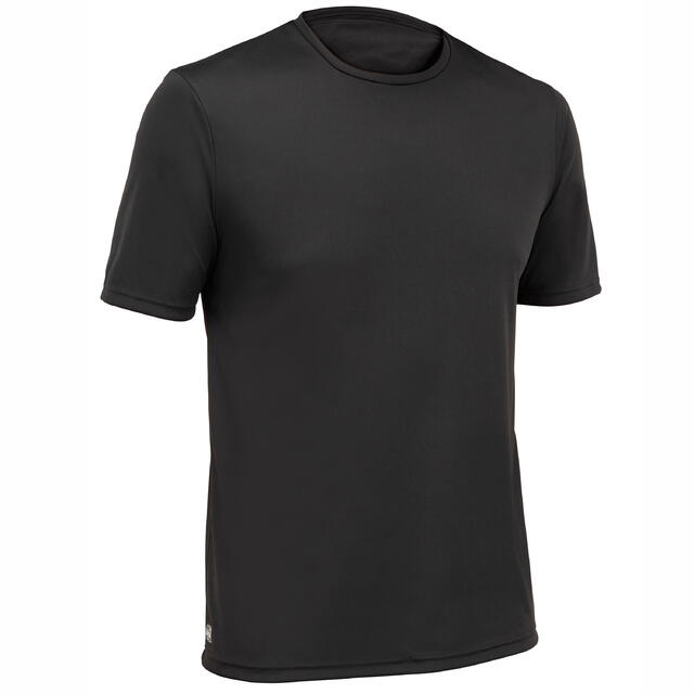 OLAIAN Polera UV hombre manga corta negro
