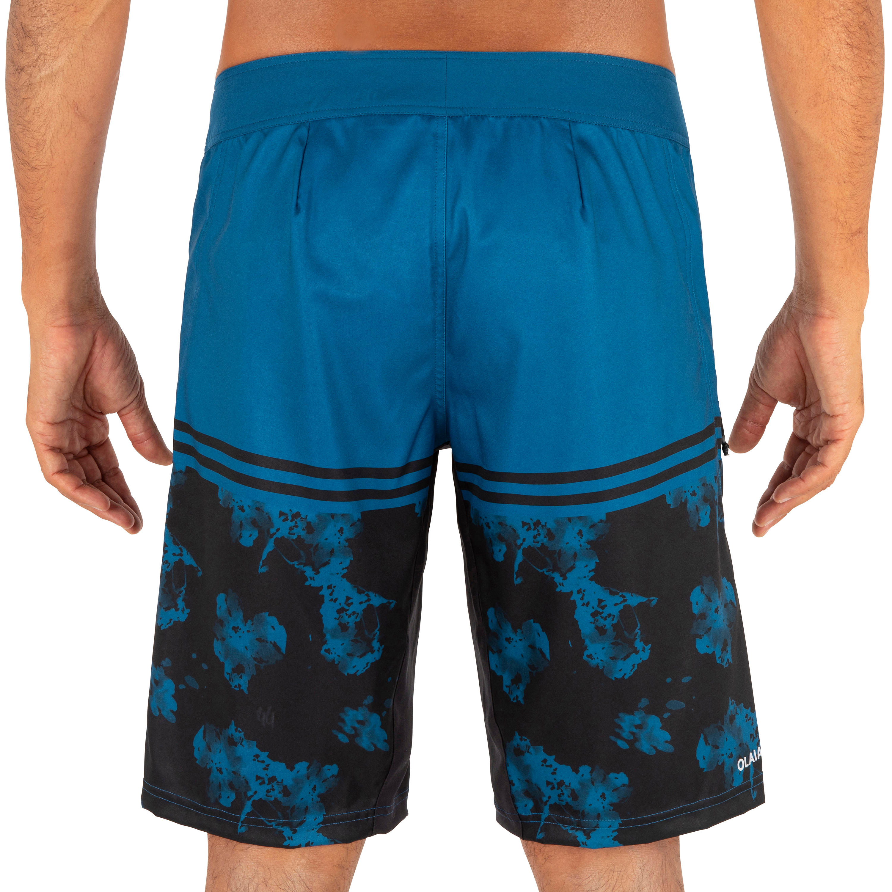 Surfing Standard Boardshorts 500 - Stain Petrol 4/5