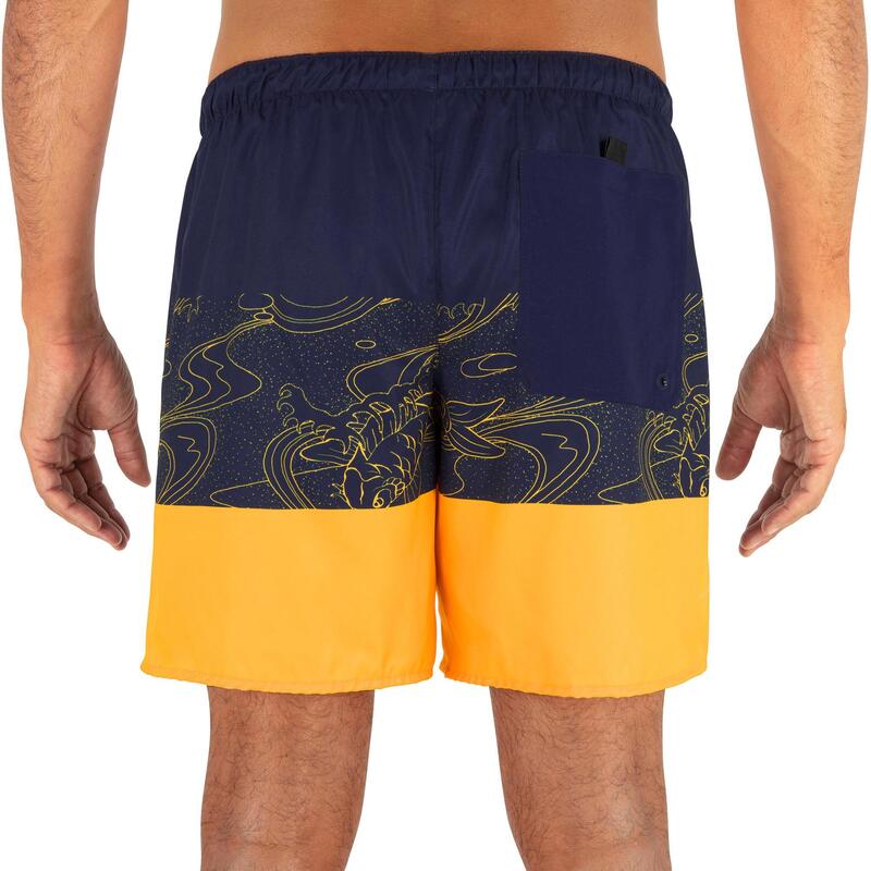 Surf boardshort court 100 Blockoi Orange