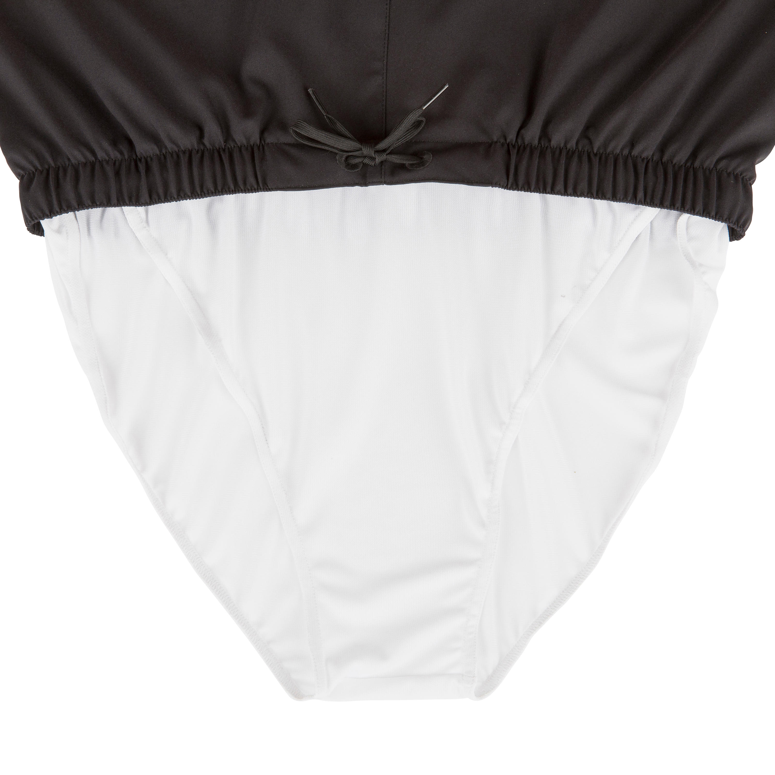 Surfing short boardshorts 100 - Simple Black 5/5