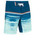 MENS SURFING STANDARD BOARDSHORTS 500 - RADICAL PETROL