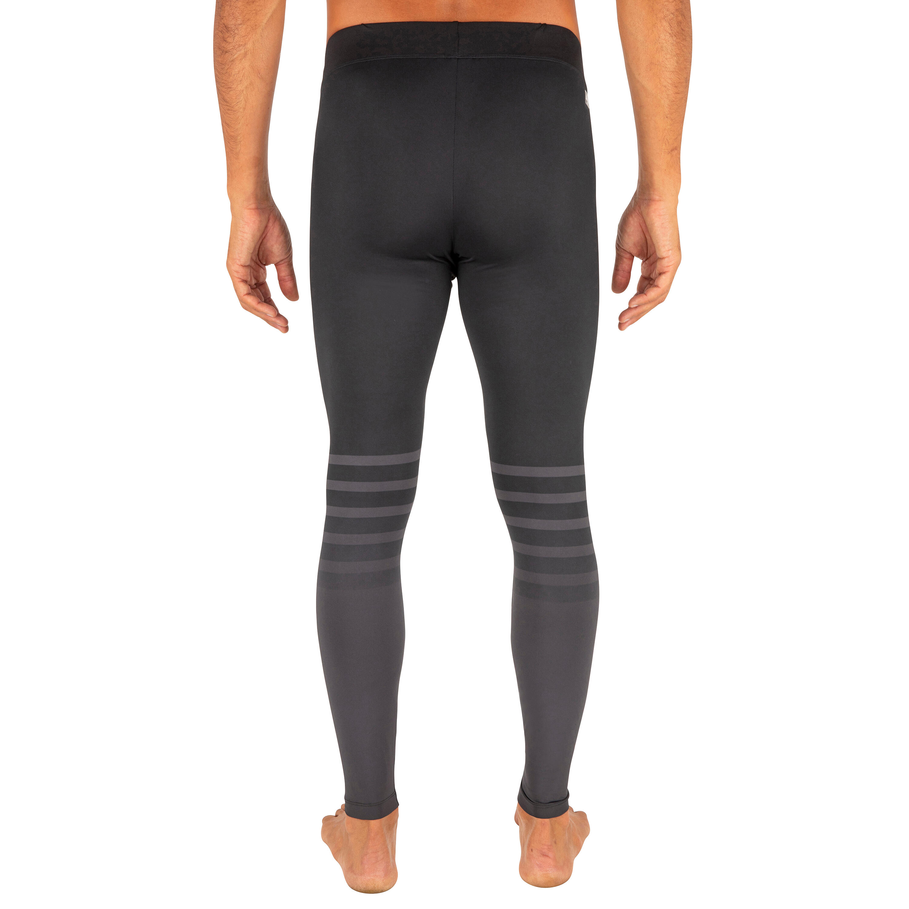 Legging surf 100 anti-UV da uomo, nero