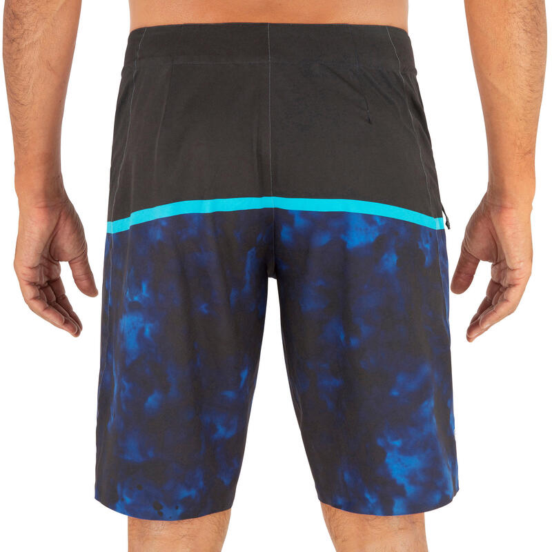 Surf boardshort Long 900 constrat blue