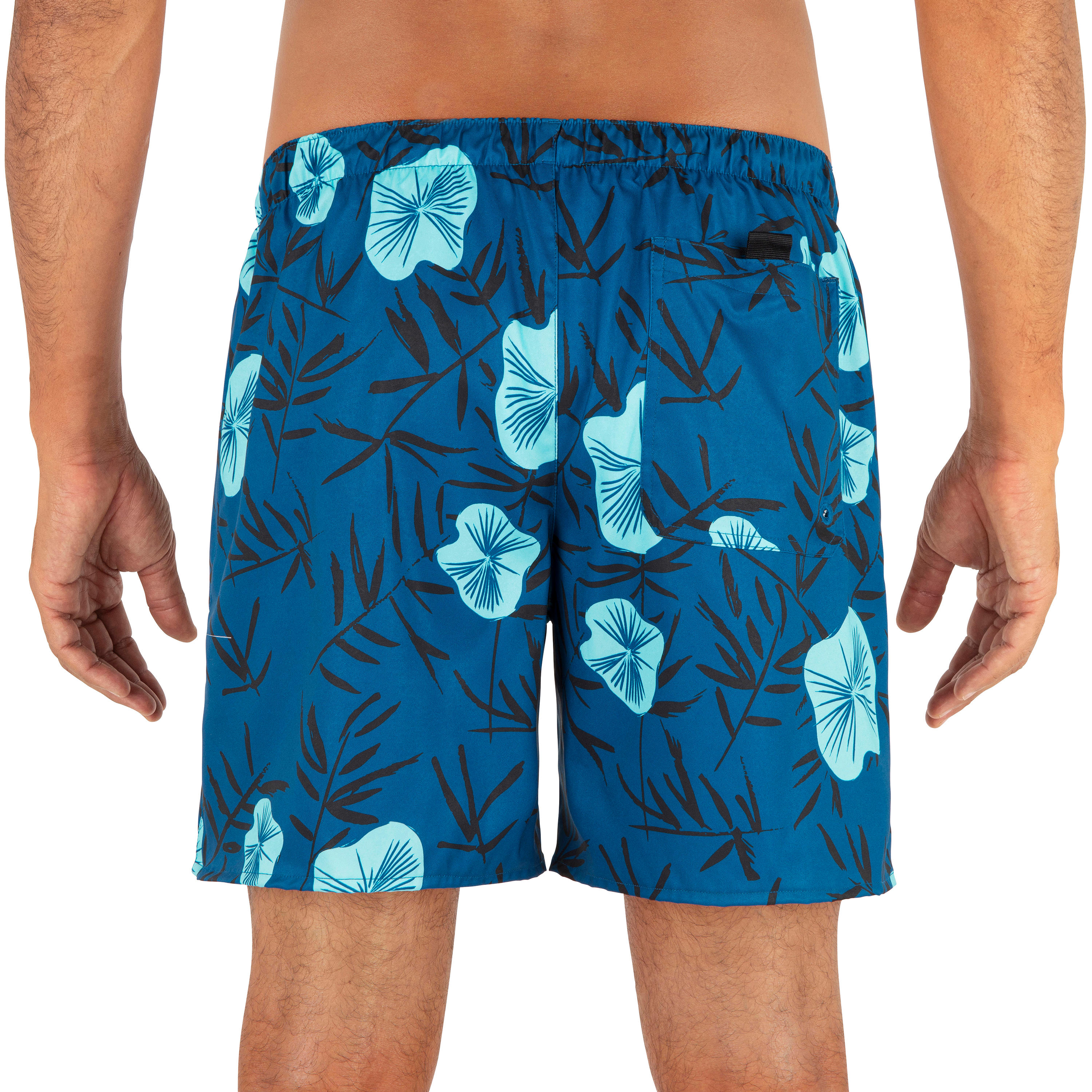 Men Surfing Boardshorts 100 Short Psycho Jap Petrol