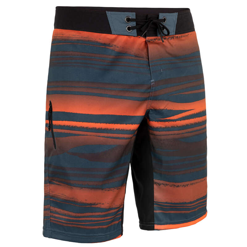 OLAIAN Surfing Standard Boardshorts 500 - Mistywaves Neon...